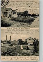 04895 O7901 Domsdorf b Bad Liebenwerda 1912 Foto AK Dorfstraße Grube Louise