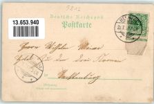 58452 W5810 Herbede 1898 Lithographie Ruhr-Brücke Kriegerdenkmal Alten Hain Am Hübschen Turm