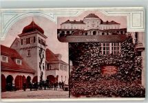70839 W7016 Gerlingen , Württ - Schloß Solitude Schiller-Gräber Spritzenhaus Kleinkinderschule