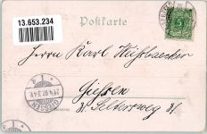 57072 W5900 Eiserfeld 1897 Lithographie Bahnhofstraße