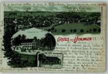 79777 W7899 Ühlingen 1903 Lithographie Gasthaus zur Post