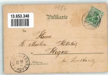 79730 W7886 Murg , Baden 1903 Lithographie Harpolinger Schloss Murgtal