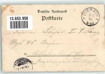 51491 W5063 Overath , Bergisches Land 1898 Lithographie Kriegerdenkmal Aggerbrücke Bahnhof Turm-Ruinen