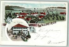 79761 W7890 Waldkirch 1900 Lithographie Gasthaus zum Storchen