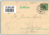31157 W3203 Sarstedt 1899 Gebrauchsspuren Lithographie Gasthaus Kipphut