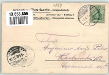 79777 W7899 Birkendorf , Schwarzw 1906 Lithographie Gasthaus zur Post Warenhaus Blatter Gasthaus Blatter
