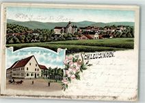 98553 O6056 Schleusingen 1904 Lithographie Gasthaus zur Sonne