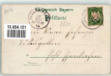 84307 W8330 Eggenfelden 1899 Lithographie Unter- und Oberer Marktplatz Kriegerdenkmal Klosterkirche