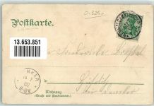 39345 O3241 Planken 1902 Lithographie Gasthaus zum Waldhaus Vergnügungsplatz unter den Eichen Wildwiese Försterei