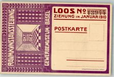 Basel Bâle Raumkunstausstellung Gewerbemuseum Kunstausstellung 1909 KEINE AK