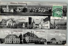 90584 W8501 Allersberg 1925 - Gesellenhaus Krankenhaus Schloß Appelhof Mädchenschule Bahnhof