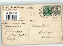 64756 W6121 Güttersbach 1916 - Gasthaus zum goldenen Löwen Ev. Kirche