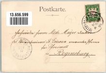 97337 W8716 Dettelbach 1899 Lithographie Wallfahrtskirche Kloster Portraitphoto