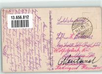 Königshütte Chorzów 1919 Foto AK Kaiserstrasse Geschäft Feldpost Soldatenbrief