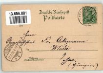 04685 O7246 Nerchau 1901 Lithographie Beamtenschule Farbenfabrik Schützenhaus Villa Hessel