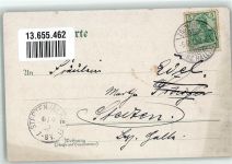 04519 O7271 Zschortau 1902 Lithographie Gasthaus Zschortau Bahnhof Schloß Denkmal