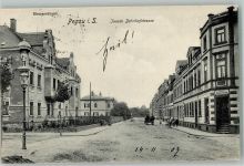 04523 O7220 Pegau 1907 - Innere Bahnhofstraße Bismarckhaus