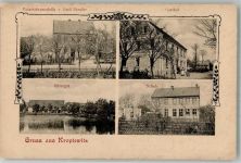04703 O7321 Kroptewitz - Rittergut Schule Gasthaus Materialwaren Rändler