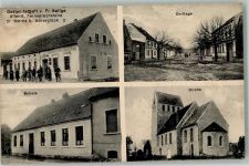 39264 O3401 Moritz b Zerbst - Gasthaus Bettge Dorfstraße Schule Dorfkirche