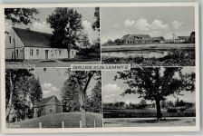 Altlomnitz Stara Lomnica 1940 Foto AK Lemnitz Gasthaus Hellwig Schule Kirche Feldpost WK II