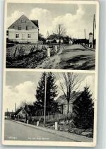 Sprottau Szprotawa Foto AK Hauptstrasse ev. Schule Milkau