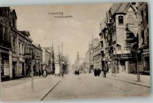 Insterburg Tschernjachowsk 1915 Foto AK Hindenburgstrasse Cafe Lehmann Apotheke