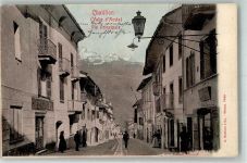 11024 Chatillon 1905 Foto AK Cafe Straße Via Principale