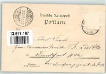 Crossen a.d. Oder Krosno Odrzanskie 1897 Lithographie