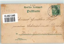 39164 O3101 Bottmersdorf 1901 Lithographie Gasthaus Bressel Schule Friedenseiche
