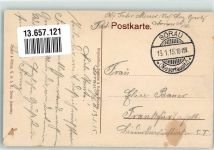 Sorau Zary 1915 Foto AK Poststrasse Feldpost WK I