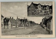 65474 W6094 Bischofsheim b Rüsselsheim 1919 Künstlerkarte Mainzerstraße Kaufhaus Schnabel sign. AP