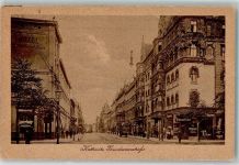 Kattowitz Katowice 1922 Foto AK Grundmannstrasse Geschäft