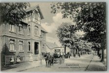 49610 W4570 Quakenbrück 1909 - Wilhelmstraße Möllerische Besitzung Fuhrwerk
