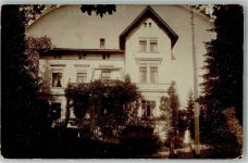 Bad Landeck Ladek-Zdroj 1909 Foto AK Ort handschriftlich Pension Elfriede