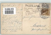 Bad Landeck Ladek-Zdroj 1909 Foto AK Ort handschriftlich Pension Elfriede