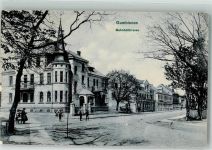 Gumbinnen Gussew 1911 Foto AK Bahnhofstrasse