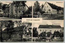 Langenöls Olszyna 1928 Foto AK Schule
