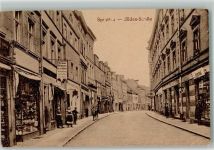 Sprottau Szprotawa 1926 Gebrauchsspuren Jüden- Straße Geschäft
