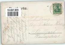 88339 W7967 Reute b Aulendorf, Württ Lithographie Gasthaus zur Sonne Pfarrhaus