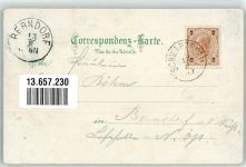 3900 Schwarzenau 1899 Lithographie Schloss Bahnhof Gasthaus