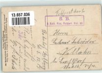 Kelm Kelme 1915 Foto AK Feldpost 3.Batt.Res.Feldart.Rgt. 55 Ev. Kirche