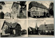 37647 W3453 Vahlbruch 1915 - Neue Schule Gasthaus Garbe Kirche Schule