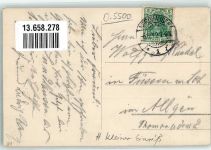 99734 O5501 Sundhausen b Nordhausen Gebrauchsspuren Schule Geschäftshaus Angelstein Carlsburg Kleiner Einriß