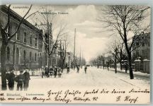 06749 O4400 Bitterfeld 1906 - Lindenstraße Amtsgericht Kaiserl. Postamt Winter