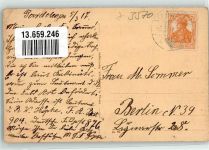 39638 O3570 Gardelegen 1917 Foto AK Schillerstraße Baracken-Lazarett