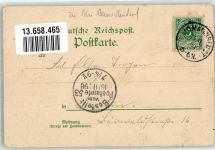 10115 W1000 Waidmannslust 1898 Gebrauchsspuren Lithographie Kolonialwaren Kleburg Promenadenhöhe Villa Leyke Joachims-Sanatorium