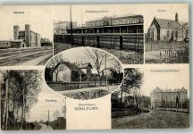 Kohlfurt Wegliniec 1911 Gebrauchsspuren Bahnhof Kirche Oberförsterei Postbeamtenwohnung