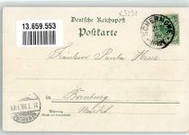 39387 O3231 Schermcke 1899 Lithographie Festplatz Im saure Holze Rehe Dorfkirche