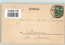 25557 W2215 Hanerau-Hademarschen 1900 - Geschäftshaus Gasthaus Kirche