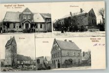 39175 O3104 Vehlitz 1910 - Gasthaus zur Sonne Pfarrhaus Schule